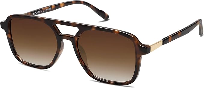 SOJOS SJ2202 Retro Aviator Sunglass